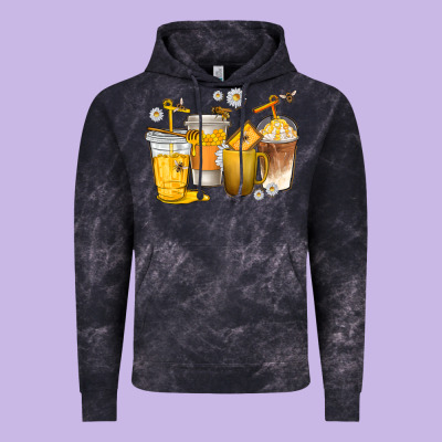 Vintage Hoodie coffee cups bumble bee