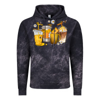 Cloud Black coffee cups bumble bee Vintage Hoodie - texasbilliewilder