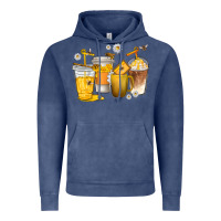 Vintage Denim coffee cups bumble bee Vintage Hoodie - texasbilliewilder