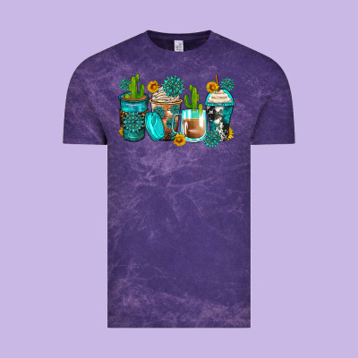 Gemstone Coffee Cups Vintage Tee Designed By Zillion Design Studio