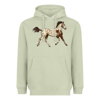 Matcha Appaloosa Horse Heavyweight Hoodie - LillyAllenDesigns