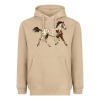 Mushroom Appaloosa Horse Heavyweight Hoodie - LillyAllenDesigns