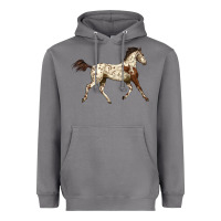Storm Appaloosa Horse Heavyweight Hoodie - LillyAllenDesigns