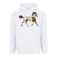 White Appaloosa Horse Heavyweight Hoodie - LillyAllenDesigns