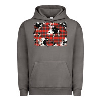 Pigment Tornado Christmas Plaid Cowhide Pattern Background Urban Hoodie - RanaPortraitStore