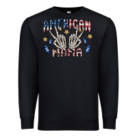 Black american mama Premium Sweatshirt - MaliasSmallBusiness