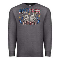 Charcoal Heather american mama Premium Sweatshirt - MaliasSmallBusiness
