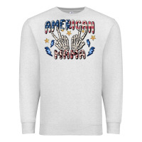 Oatmeal Heather american mama Premium Sweatshirt - MaliasSmallBusiness