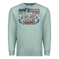 Seafoam american mama Premium Sweatshirt - MaliasSmallBusiness