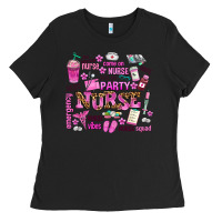 Black come on nurse lets go party Ladies Tee - AdoDesignShop