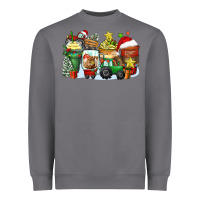 Storm Christmas tractor coffee cups Heavyweight Sweatshirt - Zillion Design Studio