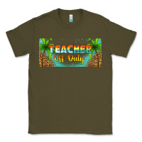Army Green western teacher off duty 16oz libbey glass Classic Tee - HRA Design Shop