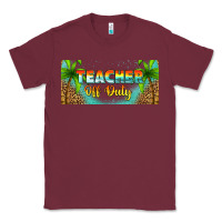 Burgundy western teacher off duty 16oz libbey glass Classic Tee - HRA Design Shop
