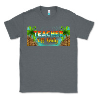 Charcoal Heather western teacher off duty 16oz libbey glass Classic Tee - HRA Design Shop