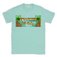 Western Teacher Off Duty 16oz Libbey Glass Classic Tee | Teevron