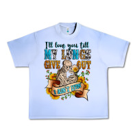 Grape Ice i'll love you tillmy lungs give out i ain't lyin' Urban Heavy Tee - Zillion Design Studio