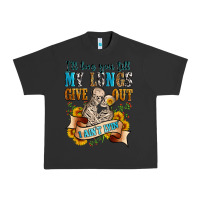 Pigment Black i'll love you tillmy lungs give out i ain't lyin' Urban Heavy Tee - Zillion Design Studio