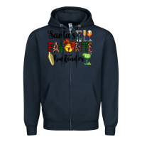 Navy santa's favorite bartender Zipper Hoodie - AdoDesignShop