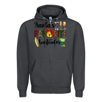 Smoke santa's favorite bartender Zipper Hoodie - AdoDesignShop