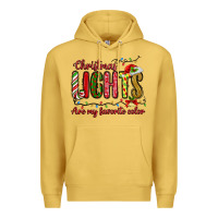Antique Gold christmas lights are my favorite color Premium Hoodie - MaliasSmallBusiness
