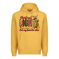 Mustard christmas lights are my favorite color Premium Hoodie - MaliasSmallBusiness