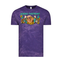 Cloud Purple western golden retriever mom Vintage Tee - texasbilliewilder