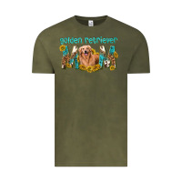 Vintage Olive western golden retriever mom Vintage Tee - texasbilliewilder