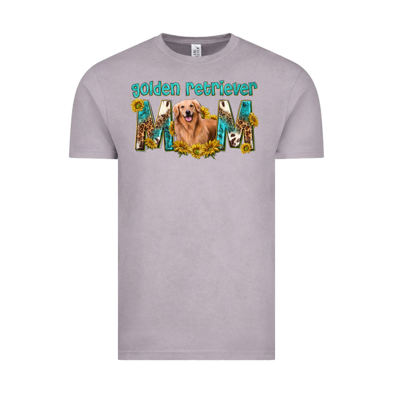 Western Golden Retriever Mom Vintage Tee by texasbilliewilder | Teevron