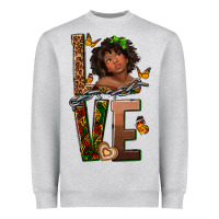 Love Melanin Heavyweight Sweatshirt | Teevron