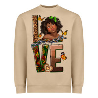 Mushroom love melanin Heavyweight Sweatshirt - texasbilliewilder