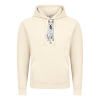 Vintage Artic Hand Drawing White Shepherd Vintage Hoodie - RanaPortraitStore