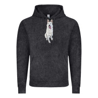 Hand Drawing White Shepherd Vintage Hoodie | Teevron