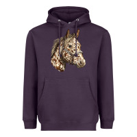 Plum appaloosa horse Heavyweight Hoodie - LillyAllenDesigns