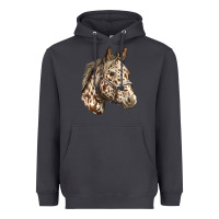 Smoke appaloosa horse Heavyweight Hoodie - LillyAllenDesigns