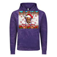 Cloud Purple merry christmas cow Vintage Hoodie - JahusDesignShop