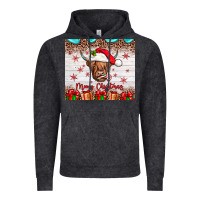 Vintage Black merry christmas cow Vintage Hoodie - JahusDesignShop