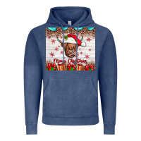 Merry Christmas Cow Vintage Hoodie | Teevron