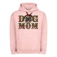 Pigment Salmon Christmas Dog Mom Urban Hoodie - RanaPortraitStore
