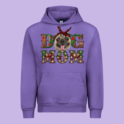 Christmas Dog Mom Urban Hoodie Designed By Ranaportraitstore