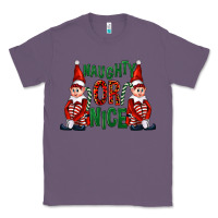 Lavender Naughty or nice christmas elfs Classic Tee - FaDigitalArtStudio