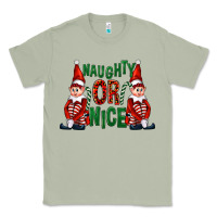 Matcha Naughty or nice christmas elfs Classic Tee - FaDigitalArtStudio