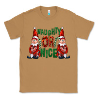 Toasted Coconut Naughty or nice christmas elfs Classic Tee - FaDigitalArtStudio