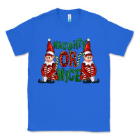 True Royal Naughty or nice christmas elfs Classic Tee - FaDigitalArtStudio