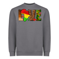 Storm love melanin with african map Heavyweight Sweatshirt - texasbilliewilder
