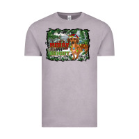 Vintage Zinc merry and bright  dachshund with farm Vintage Tee - RanaPortraitStore