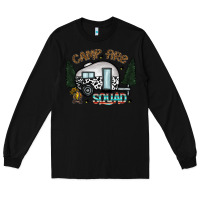 Black camp fire squad Long Sleeve Tee - CowhideDigitalArt