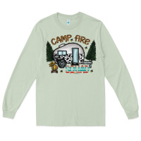 Matcha camp fire squad Long Sleeve Tee - CowhideDigitalArt