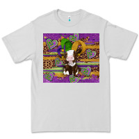 Dove Grey mardi gras cow Premium Tee - Artiststas