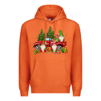 Carrot christmas gnomes truck Premium Hoodie - MaliasSmallBusiness
