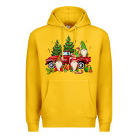 Lemon christmas gnomes truck Premium Hoodie - MaliasSmallBusiness